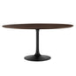 Lippa 60" Round Wood Grain Dining Table