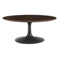 Lippa 36" Round Wood Grain Coffee Table