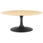 Lippa 36" Round Wood Grain Coffee Table