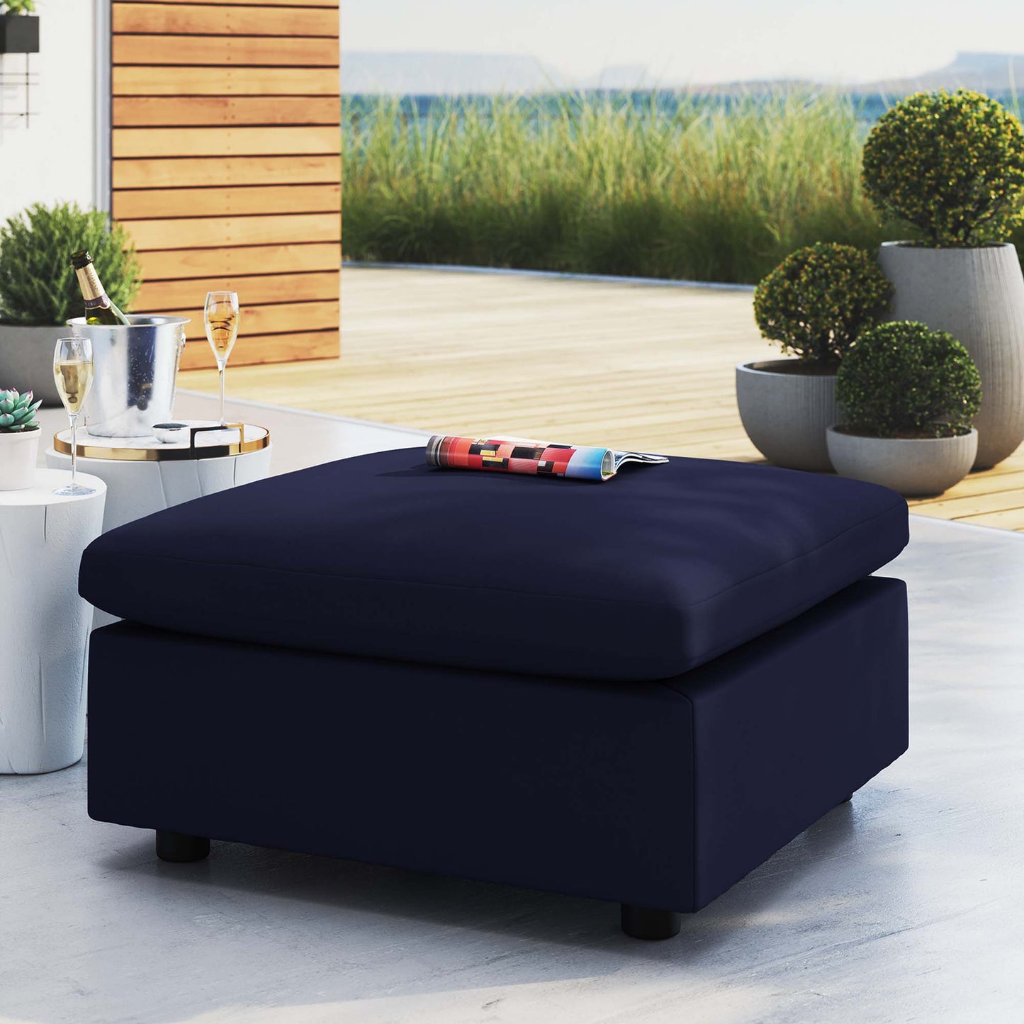 Commix Sunbrella® Outdoor Patio Ottoman