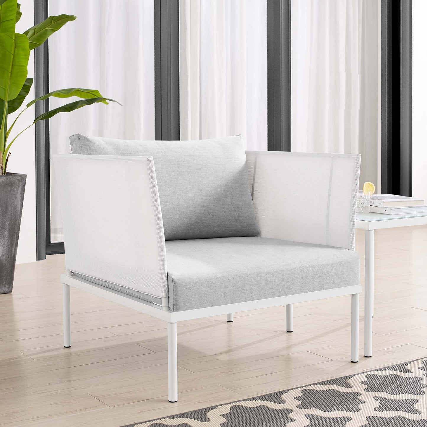 Fauteuil d'extérieur en aluminium Harmony Sunbrella® de Modway