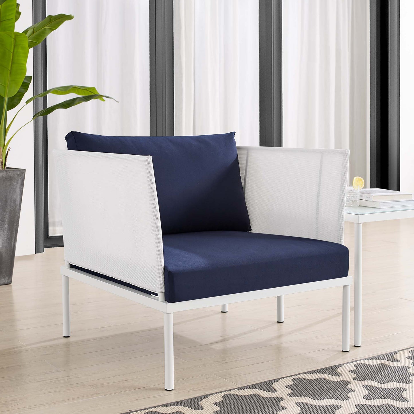 Fauteuil d'extérieur en aluminium Harmony Sunbrella® de Modway