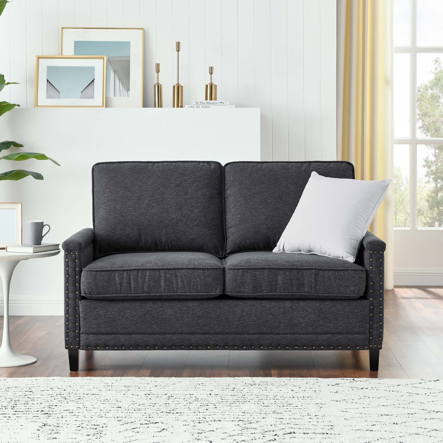 Ashton Upholstered Fabric Loveseat