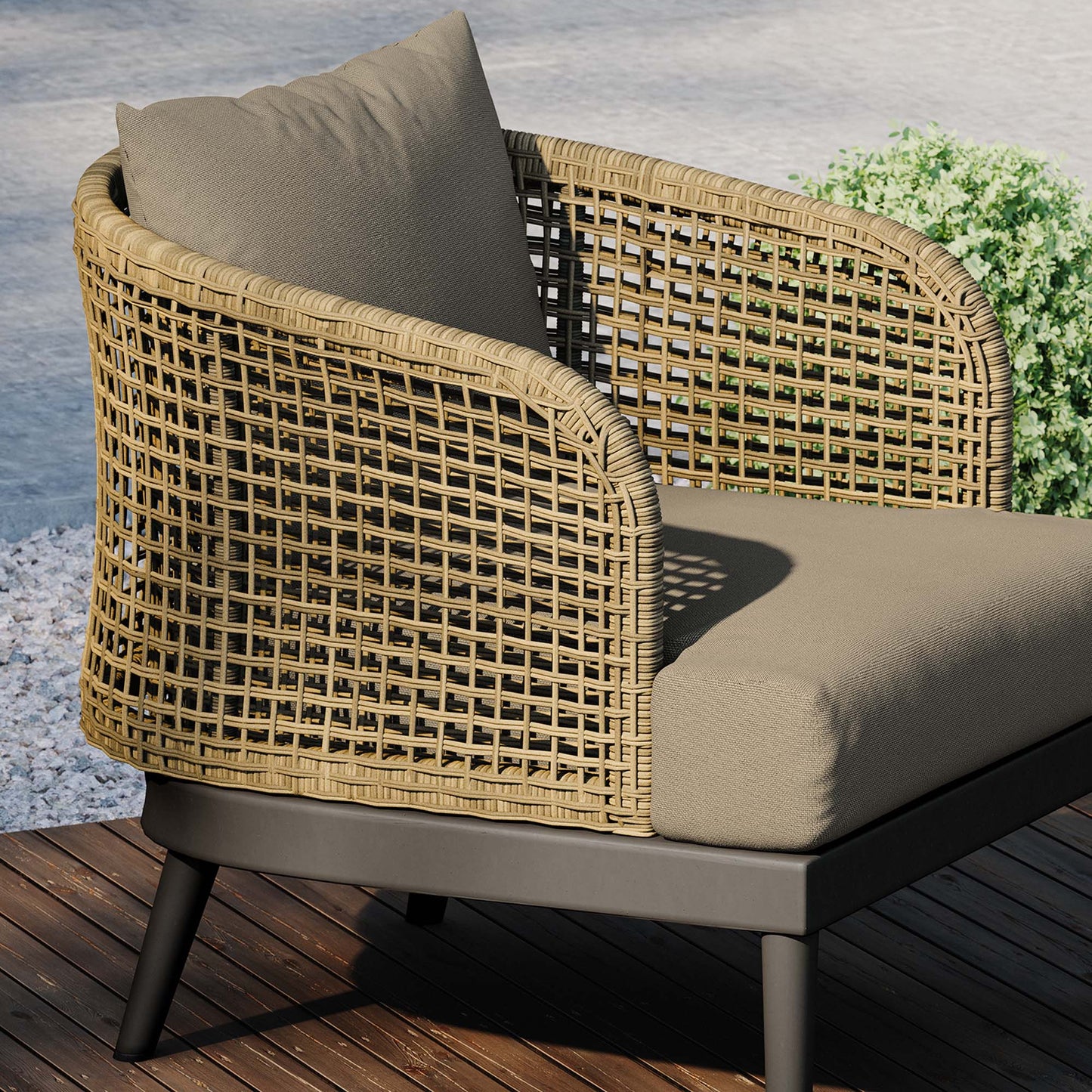 Fauteuil de terrasse d'extérieur Meadow par Modway