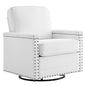 Ashton Upholstered Fabric Swivel Chair