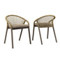 Meadow Outdoor Patio Dining Chairs Set of 2