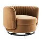 Embrace Tufted Performance Velvet Swivel Chair