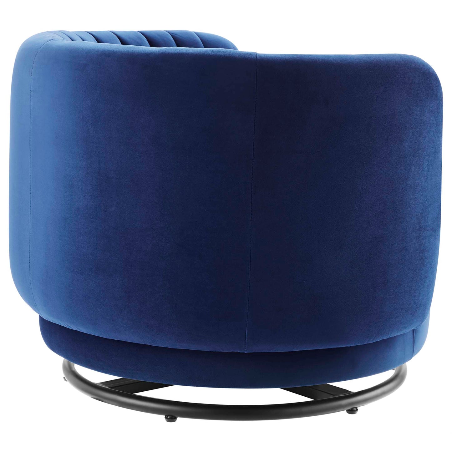 Embrace Tufted Performance Velvet Swivel Chair