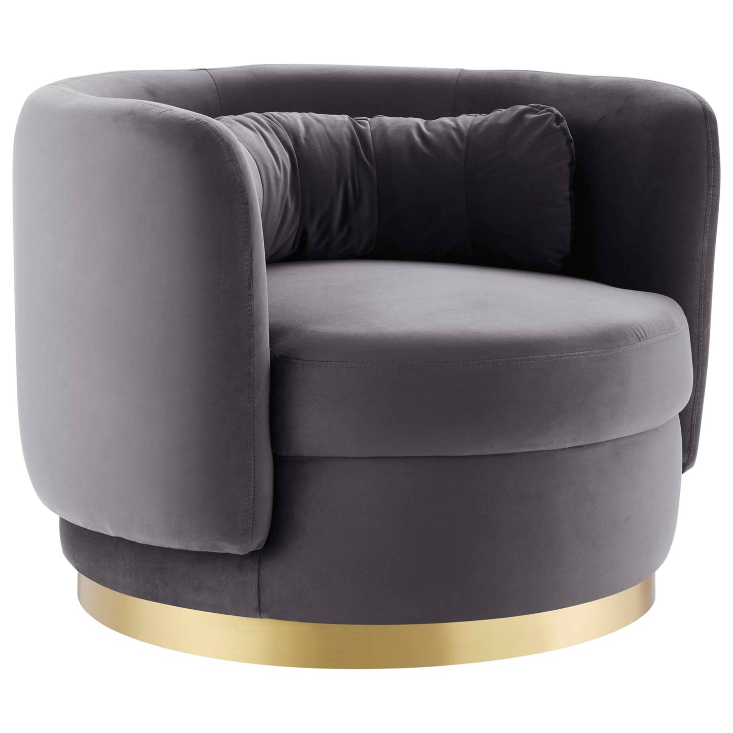 Relish Performance Velvet Swivel Chair