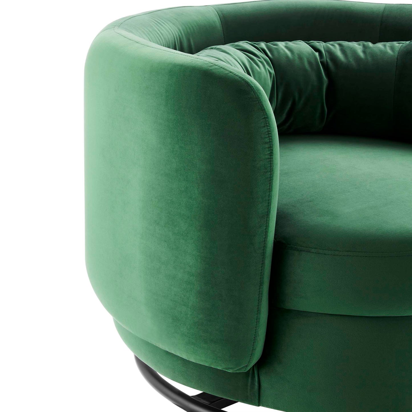 Relish Performance Velvet Swivel Chair