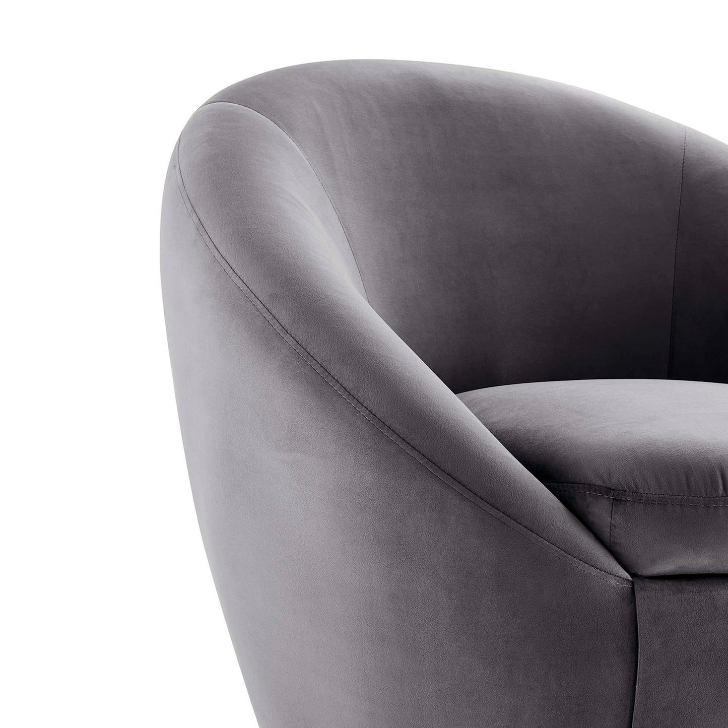 Buttercup Performance Velvet Swivel Chair