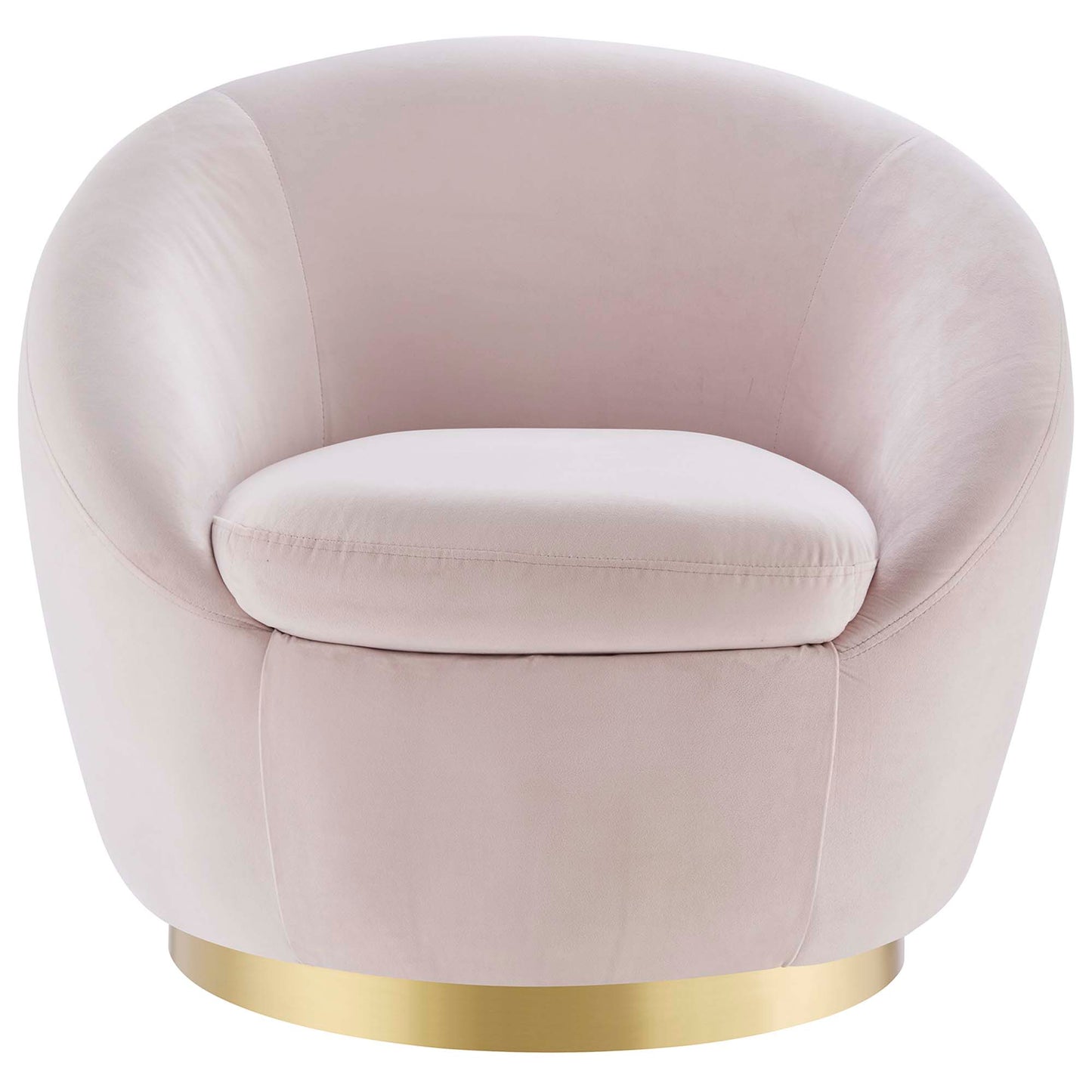 Buttercup Performance Velvet Swivel Chair