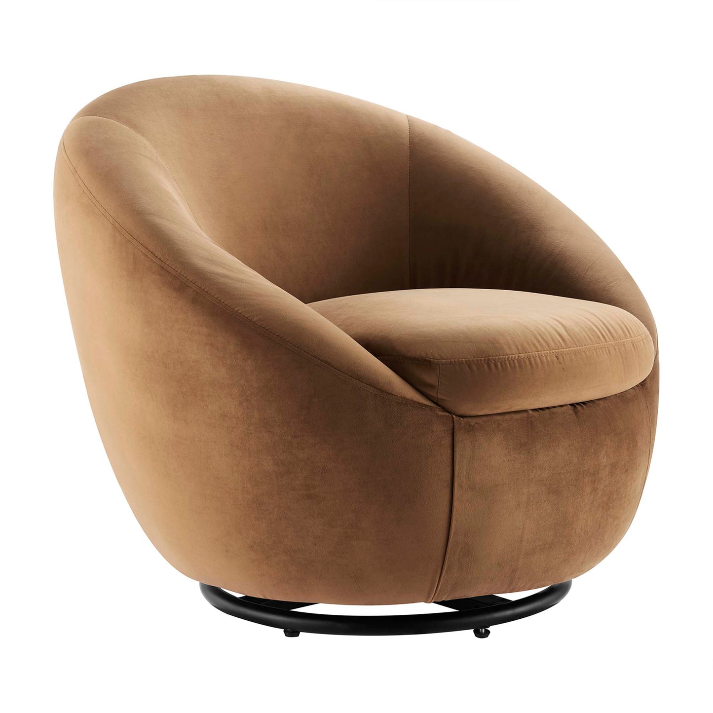 Buttercup Performance Velvet Swivel Chair