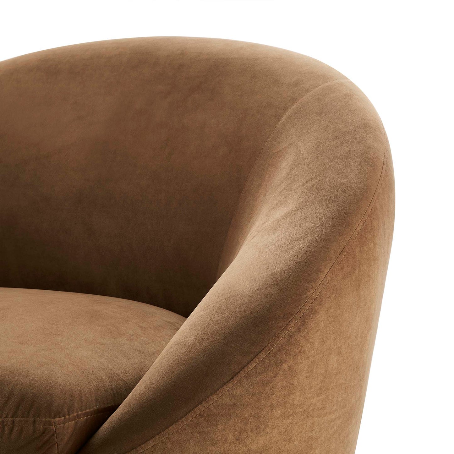 Buttercup Performance Velvet Swivel Chair