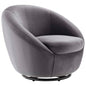 Buttercup Performance Velvet Swivel Chair