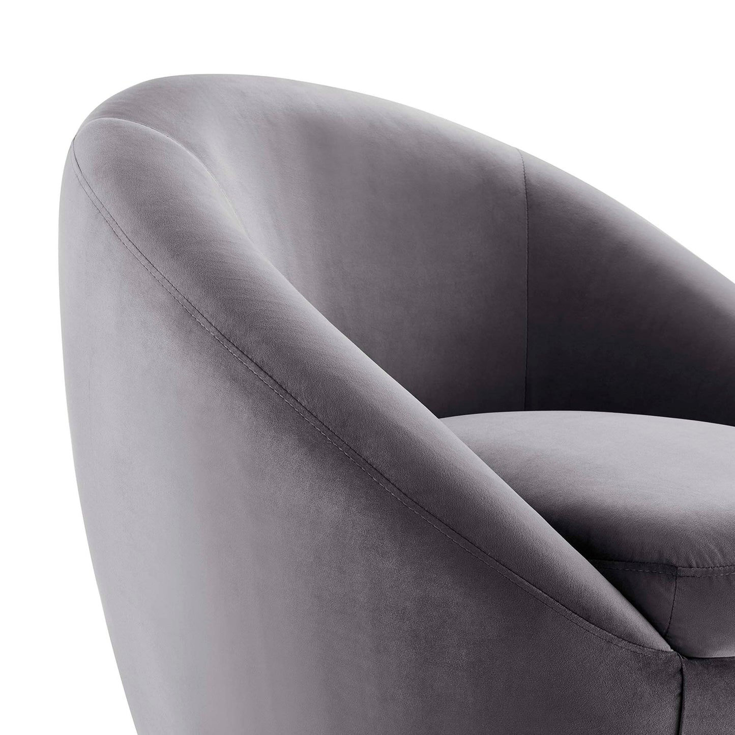 Buttercup Performance Velvet Swivel Chair