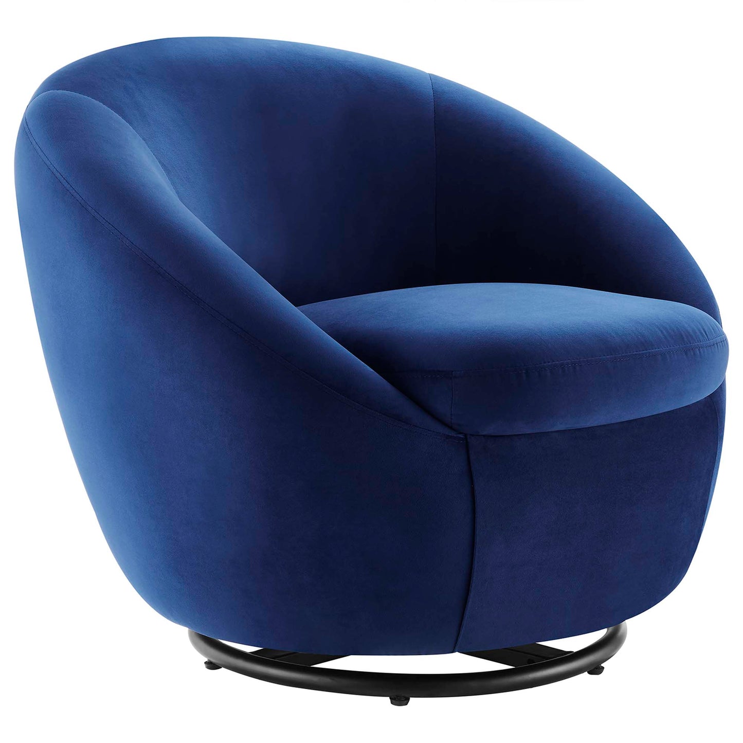 Buttercup Performance Velvet Swivel Chair