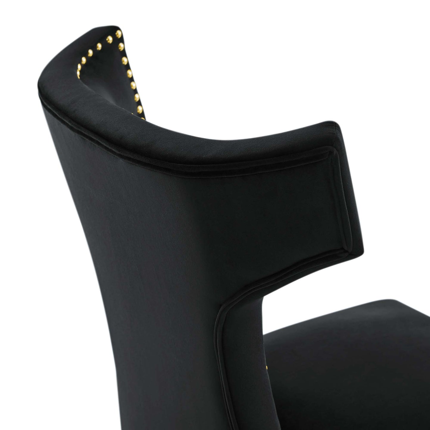 Curve Performance Velvet Dining Chairs Set of 2