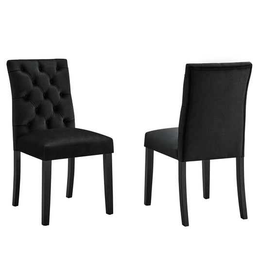 Duchess Performance Velvet Dining Chairs Set of 2