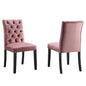 Duchess Performance Velvet Dining Chairs Set of 2