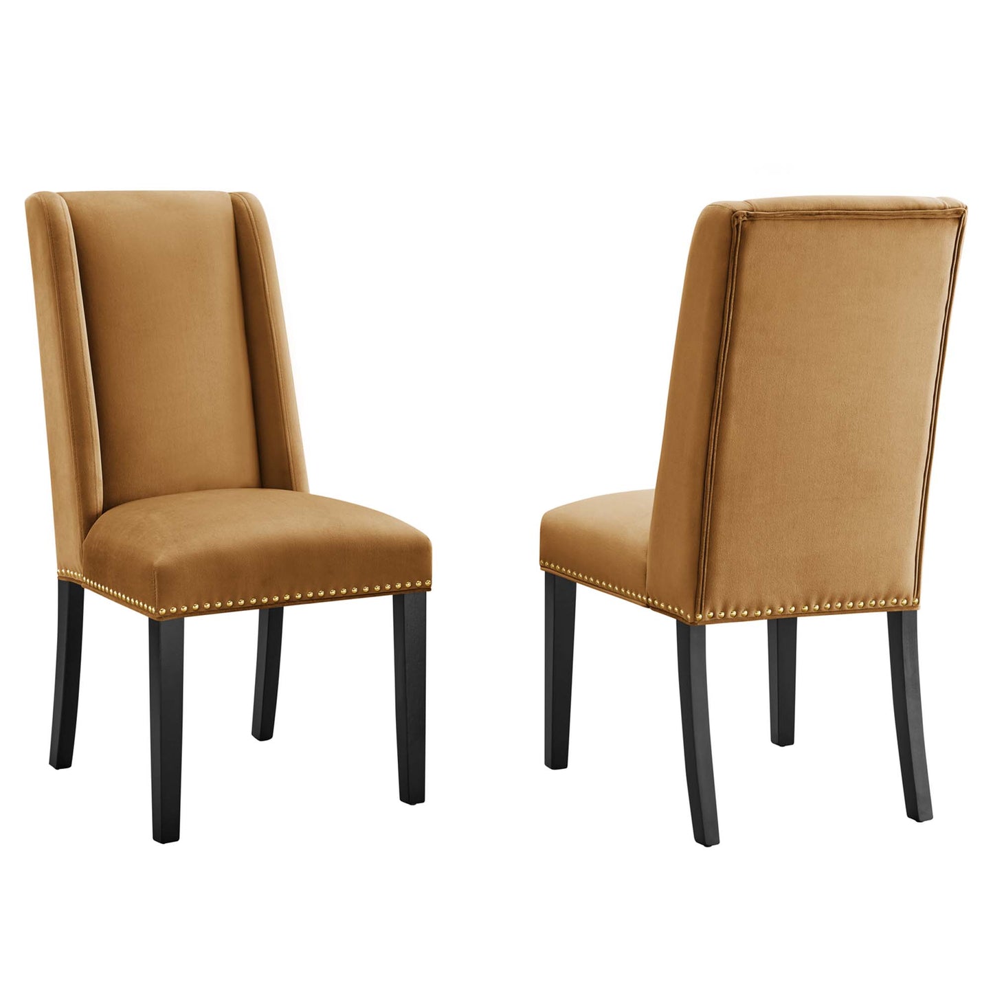 Baron Performance Velvet Dining Chairs Set of 2