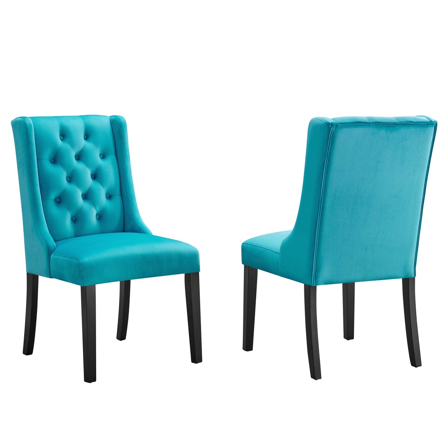 Baronet Performance Velvet Dining Chairs Set of 2