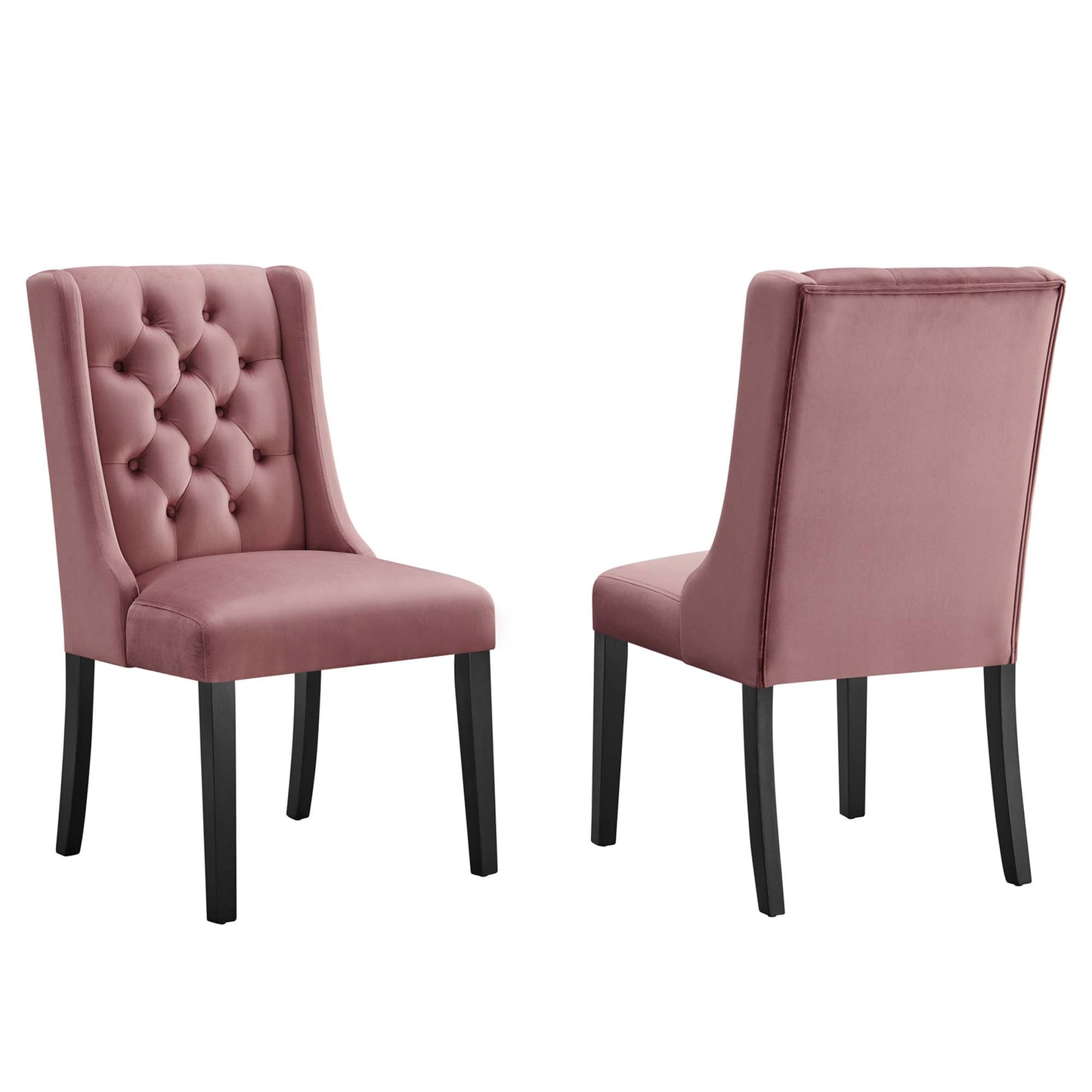 Baronet Performance Velvet Dining Chairs Set of 2