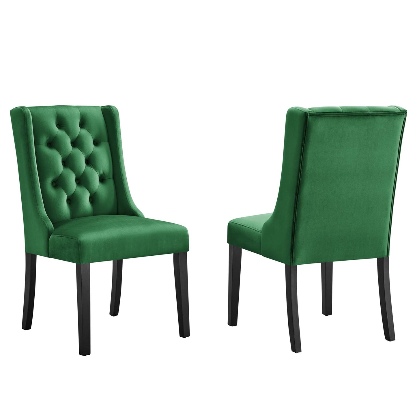 Baronet Performance Velvet Dining Chairs Set of 2