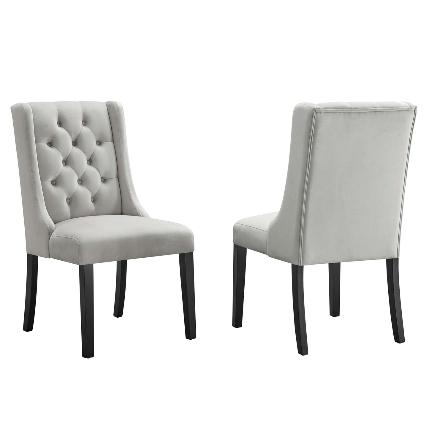 Baronet Performance Velvet Dining Chairs Set of 2