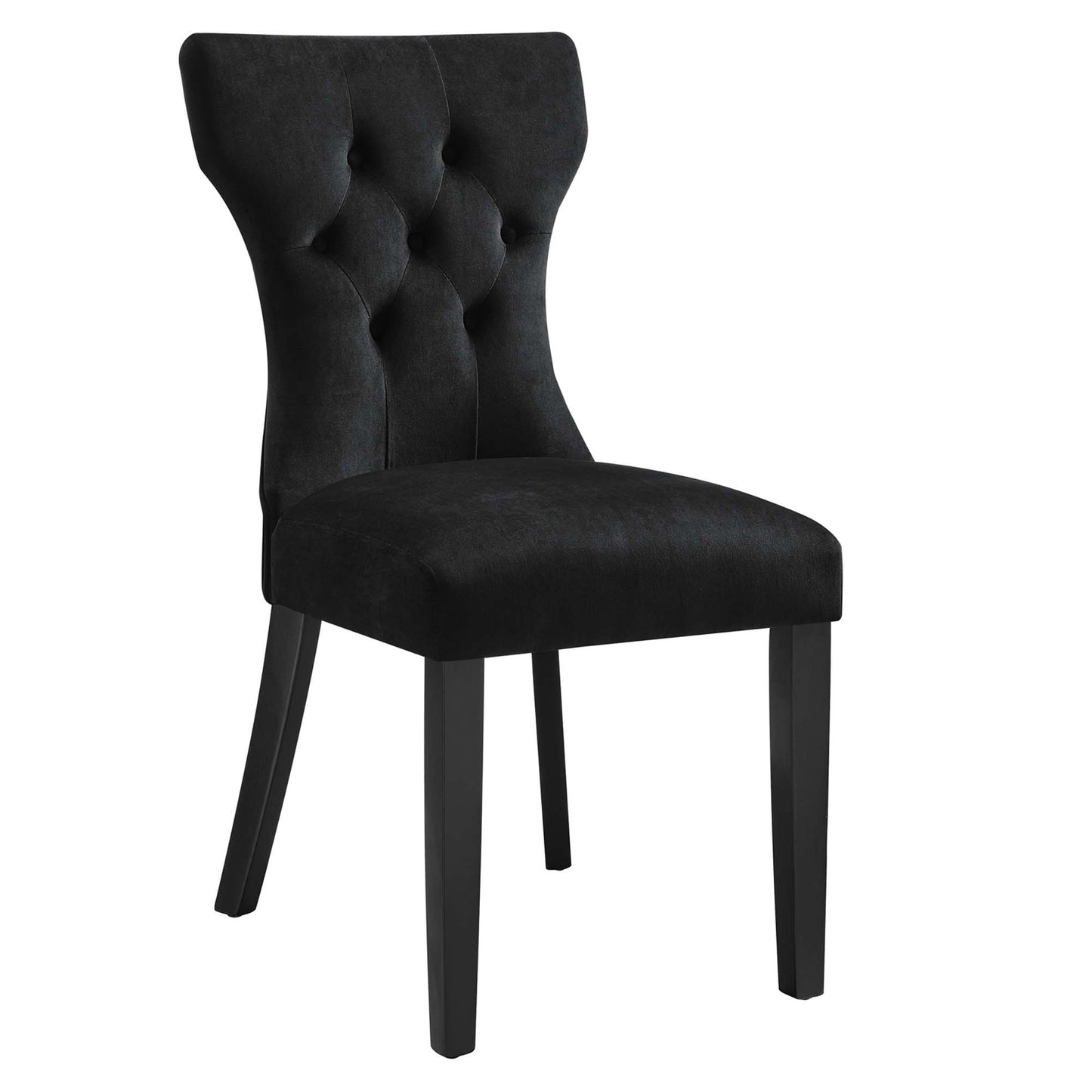 Silhouette Performance Velvet Dining Chairs Set of 2