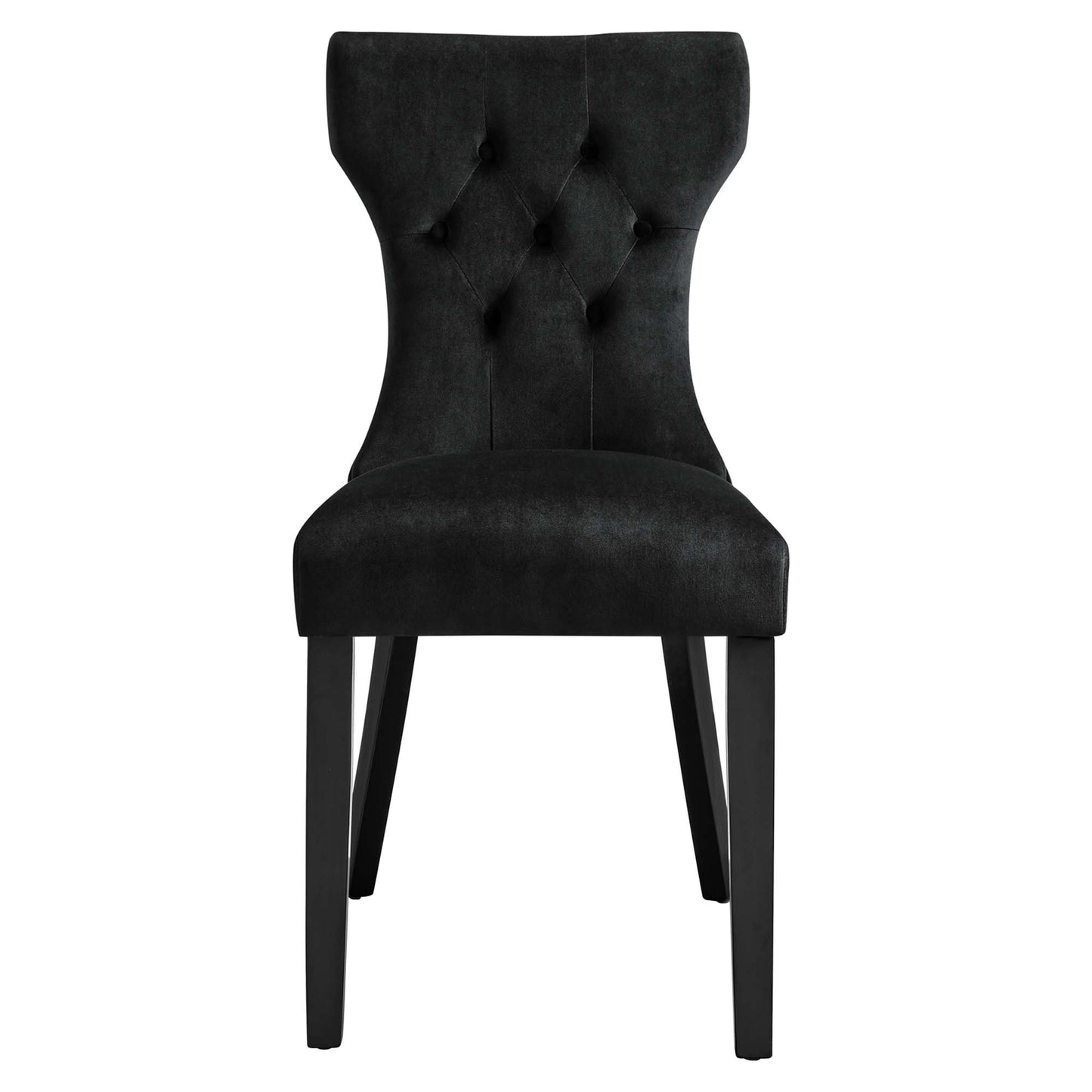 Silhouette Performance Velvet Dining Chairs Set of 2