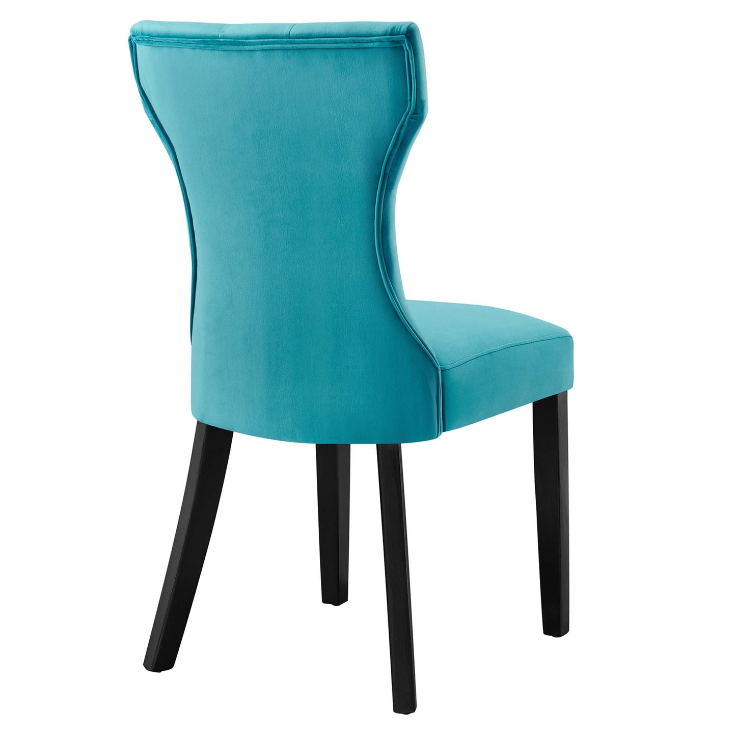 Silhouette Performance Velvet Dining Chairs Set of 2