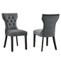 Silhouette Performance Velvet Dining Chairs Set of 2