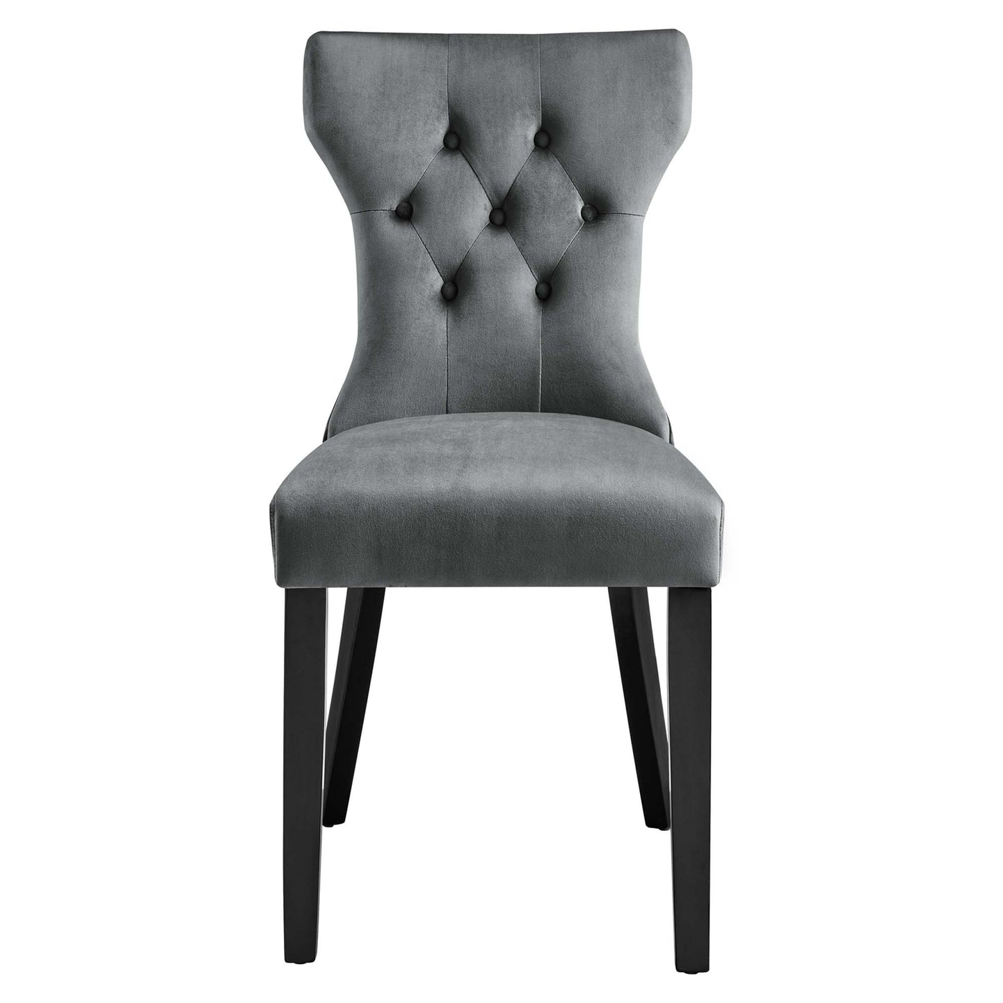 Silhouette Performance Velvet Dining Chairs Set of 2