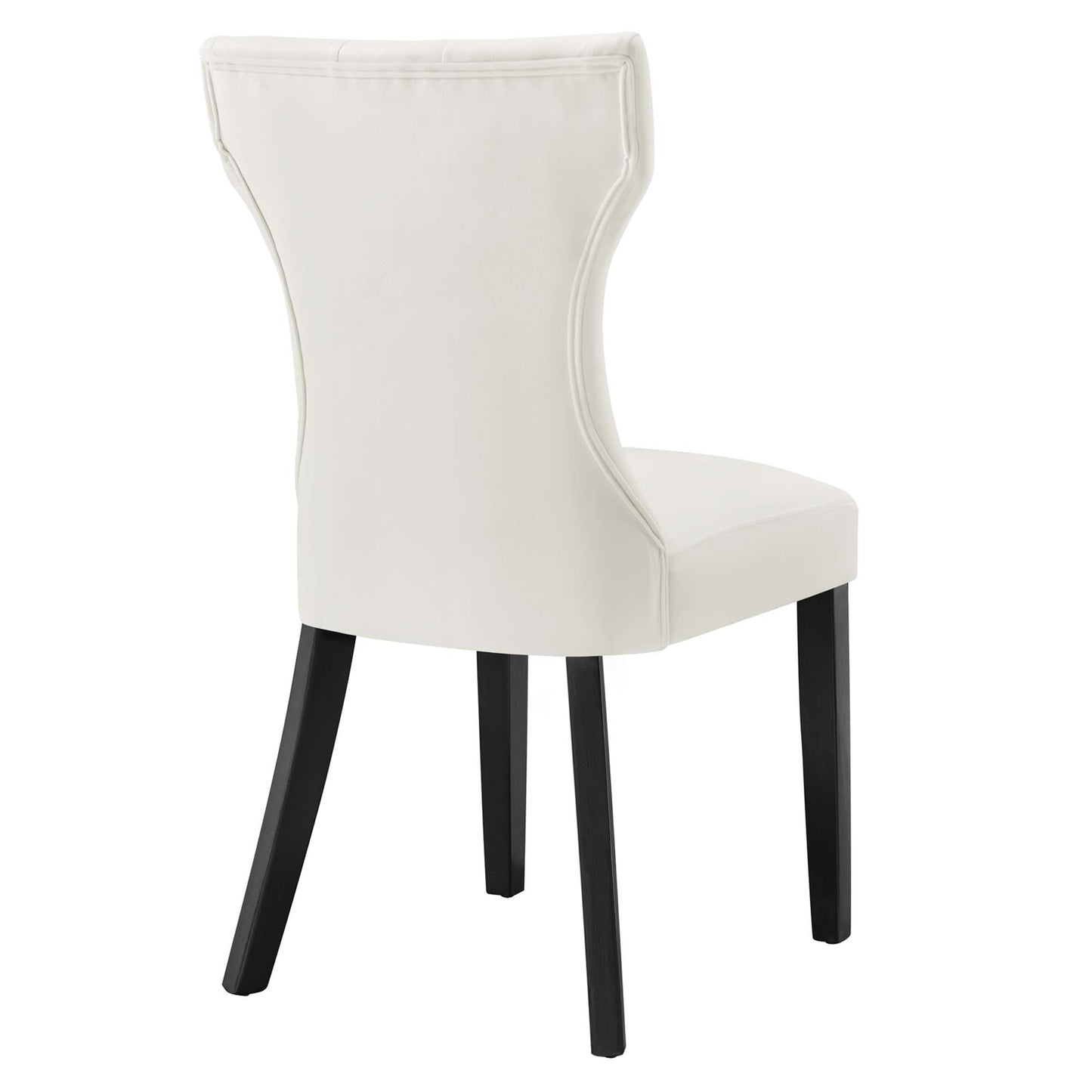 Silhouette Performance Velvet Dining Chairs Set of 2