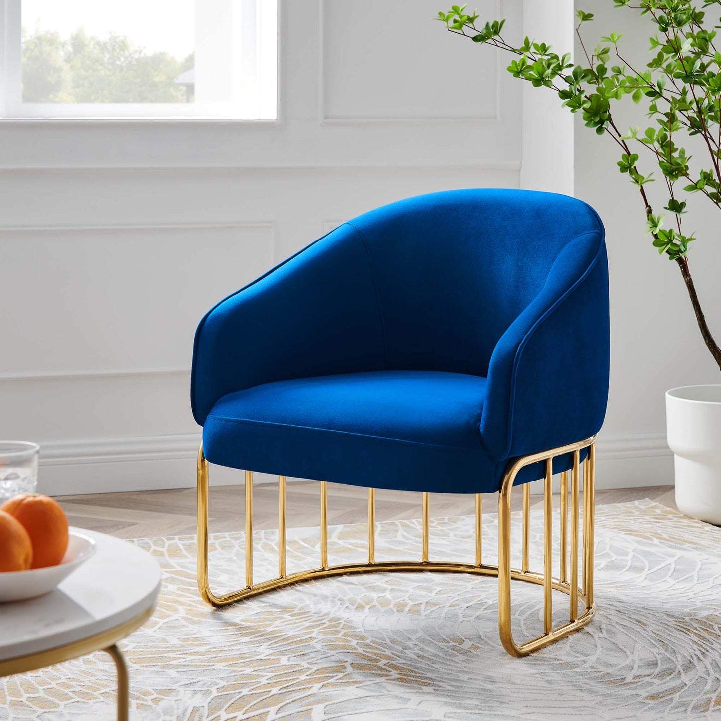 Legacy Performance Velvet Armchair