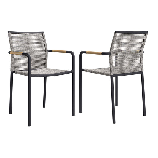 Juego de 2 sillones de exterior Serenity para patio de Modway