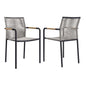 Juego de 2 sillones de exterior Serenity para patio de Modway