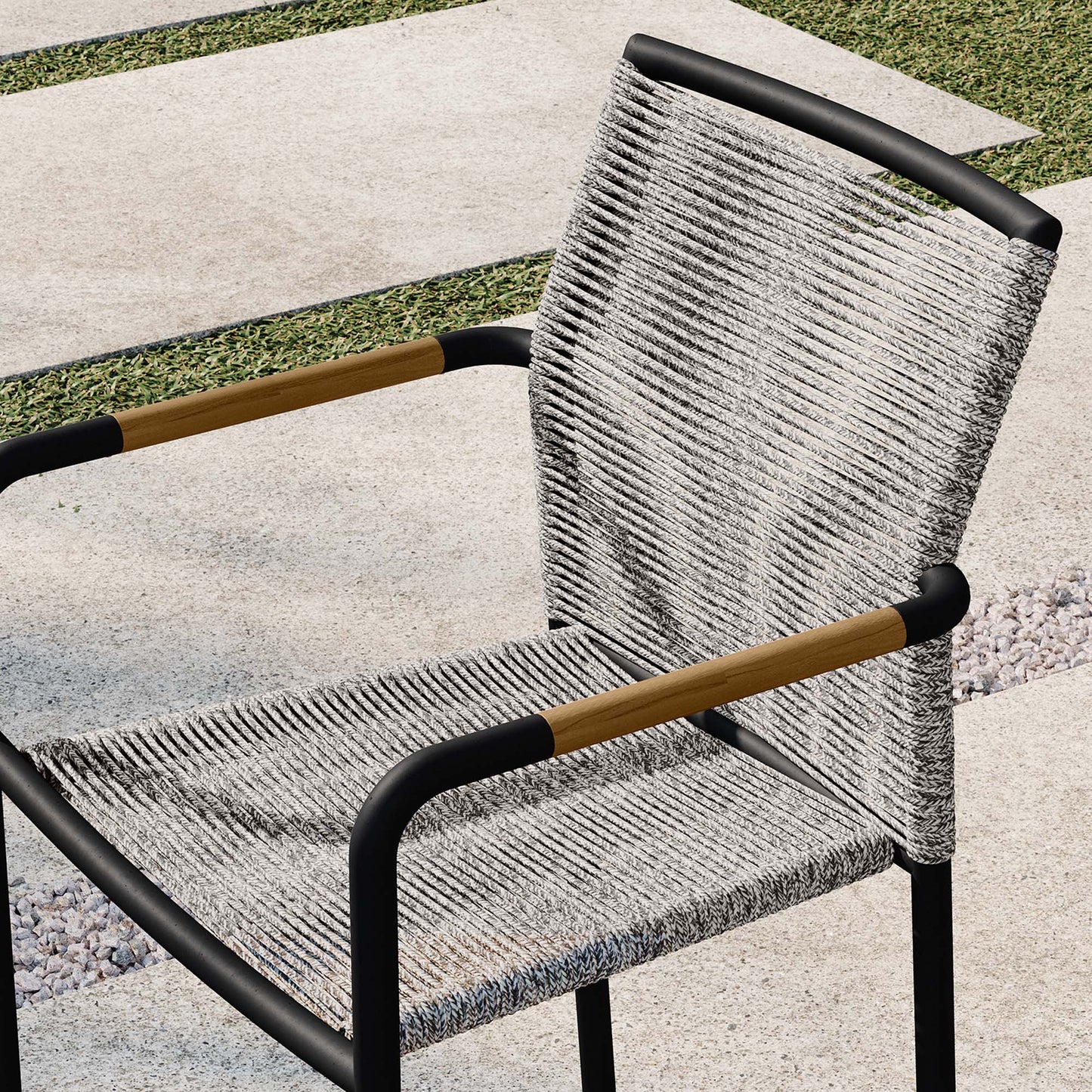 Juego de 2 sillones de exterior Serenity para patio de Modway