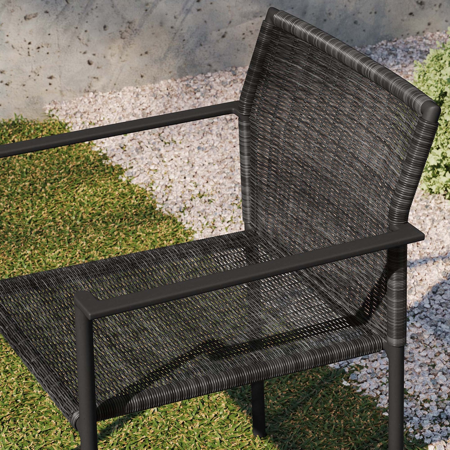 Lagoon Outdoor Patio Dining Armchairs Set of 2