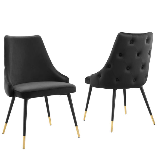 Adorn Performance Velvet Dining Side Chair Set of 2