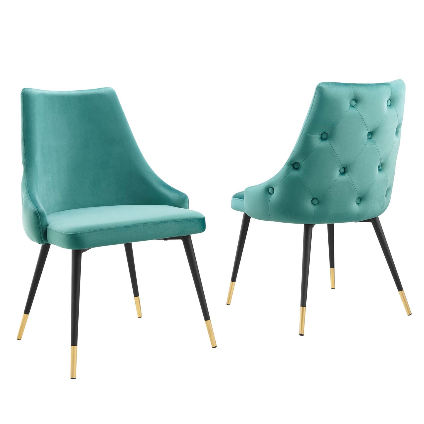 Adorn Performance Velvet Dining Side Chair Set of 2