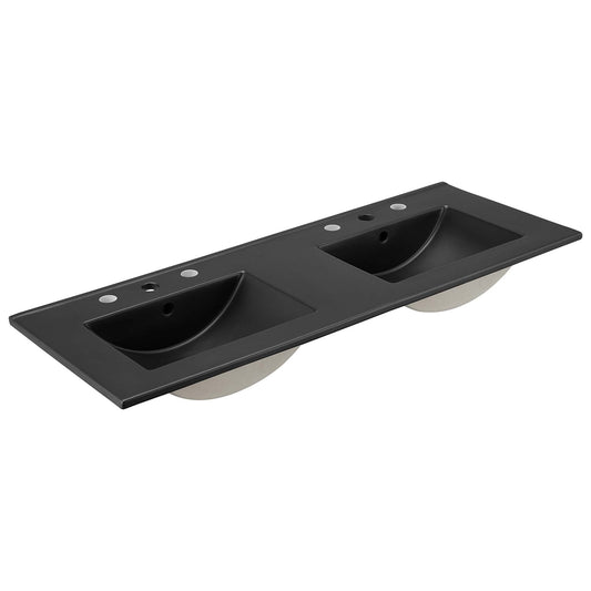 Cayman 48" Double Basin Bathroom Sink