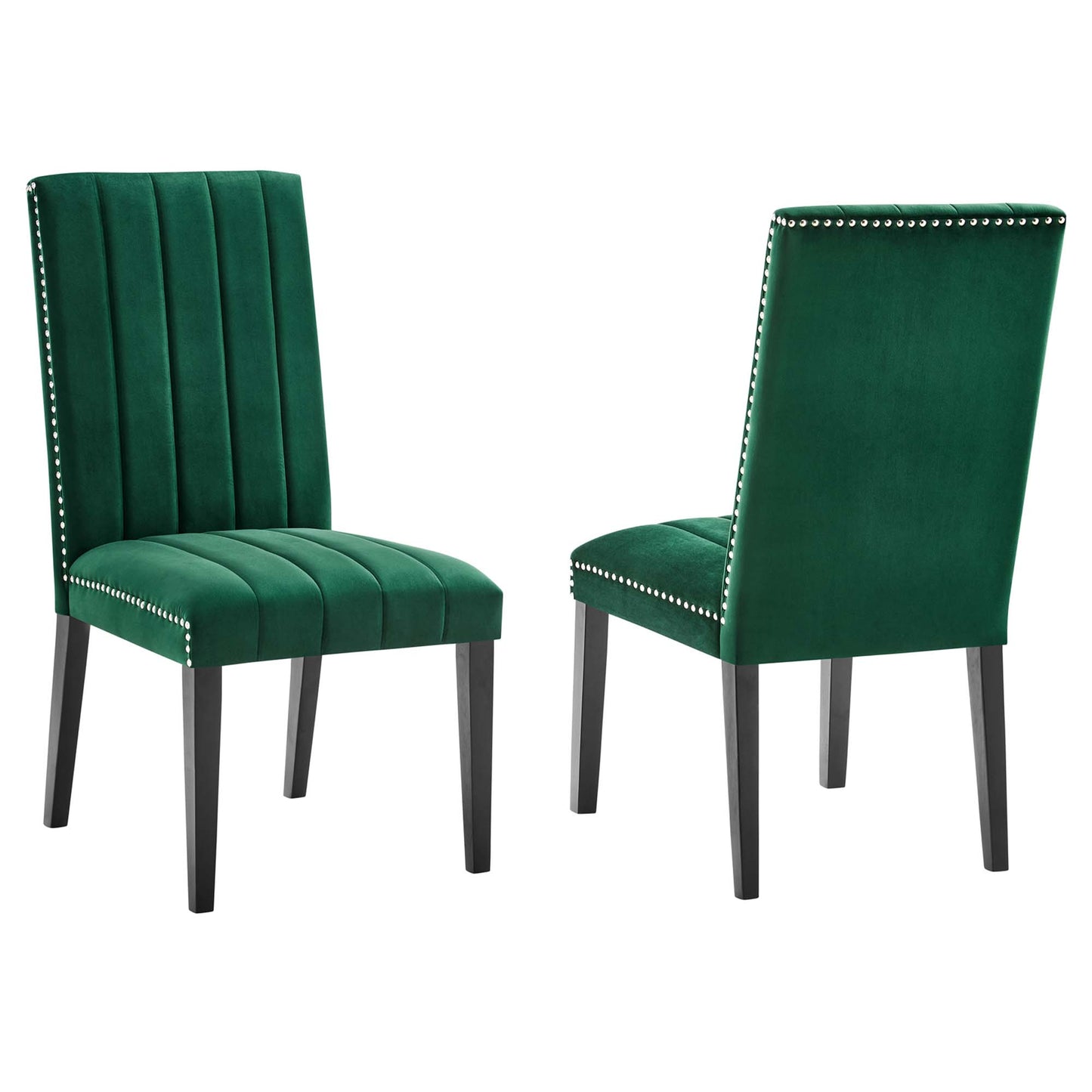 Catalyst Performance Velvet Dining Side Chairs Set of 2