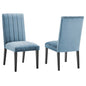 Catalyst Performance Velvet Dining Side Chairs Set of 2