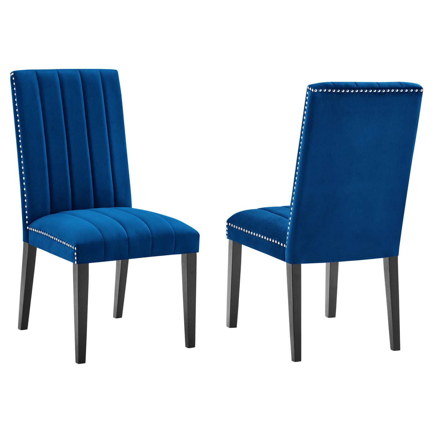 Catalyst Performance Velvet Dining Side Chairs Set of 2