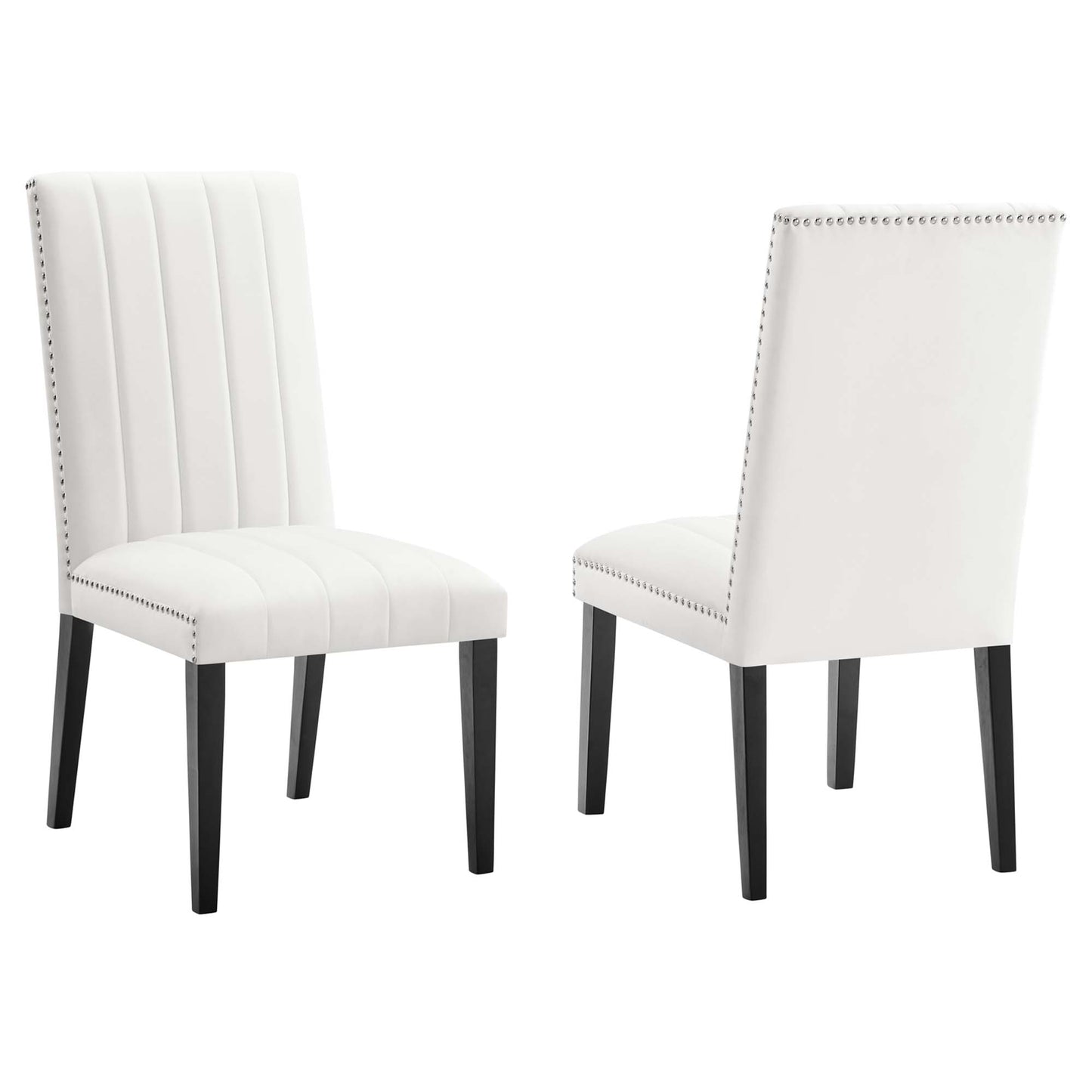 Catalyst Performance Velvet Dining Side Chairs Set of 2