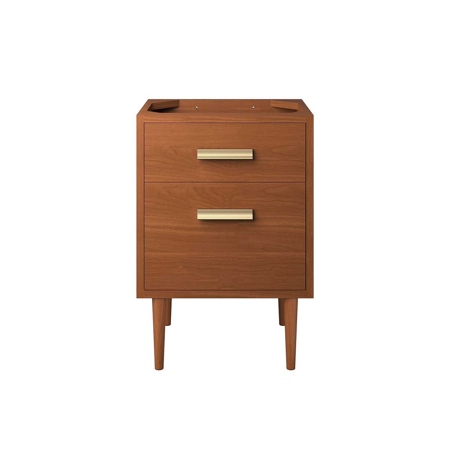 Cassia 24" Teak Wood Bathroom Vanity Cabinet (Sink Basin Not Included)