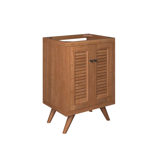 Birdie 24" Teak Wood Bathroom Vanity Cabinet (Sink Basin Not Included)