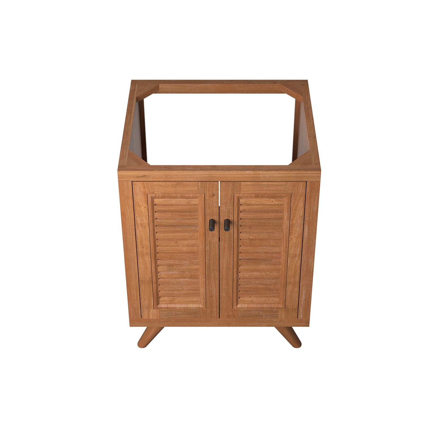 Birdie 24" Teak Wood Bathroom Vanity Cabinet (Sink Basin Not Included)